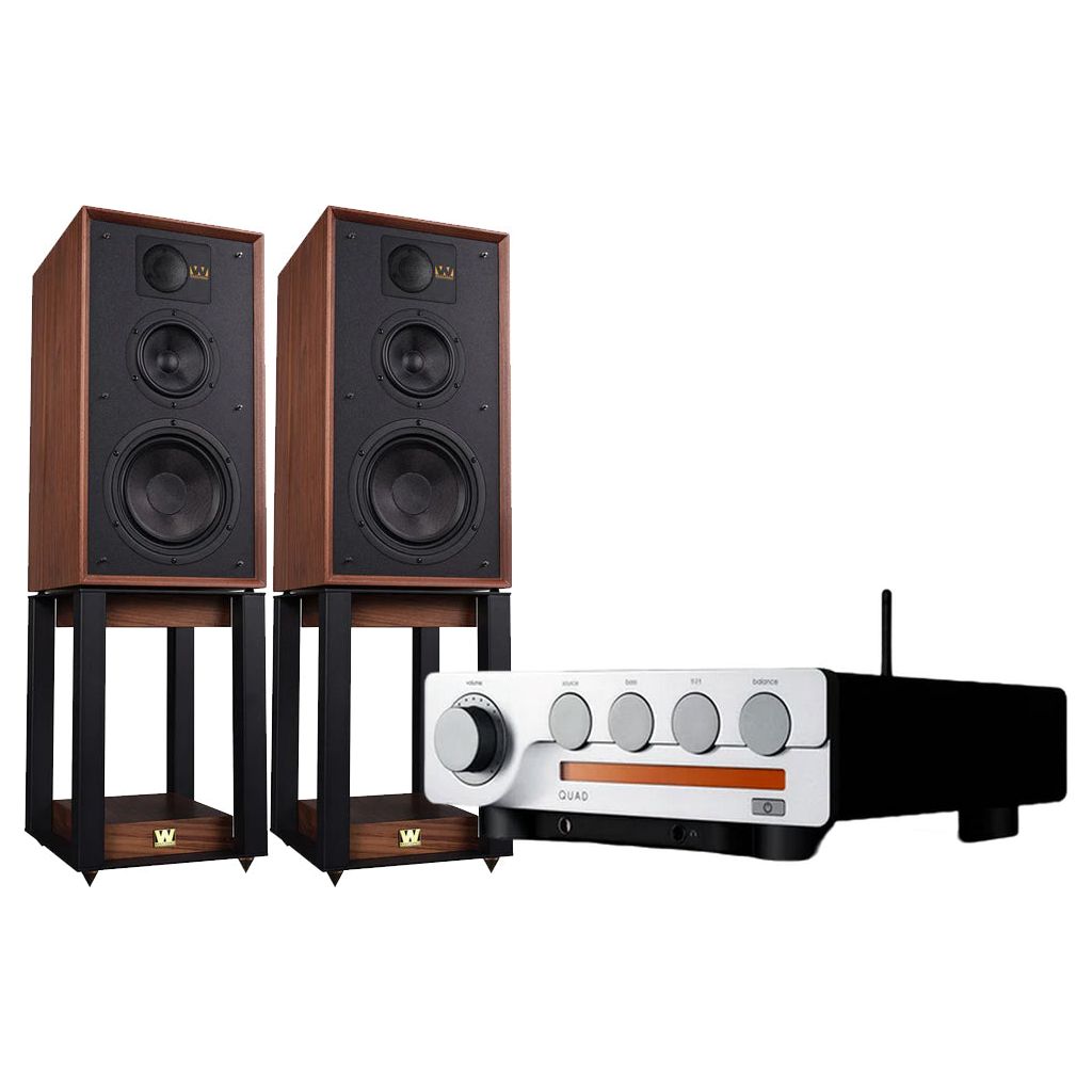 Quad 3 Integrated Amplifier/ Wharfedale Linton Speakers System