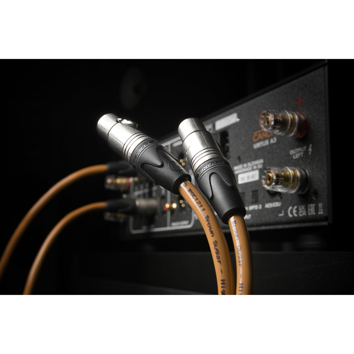 Melodika Brown Sugar BS2X balanced XLR interconnect alternative view