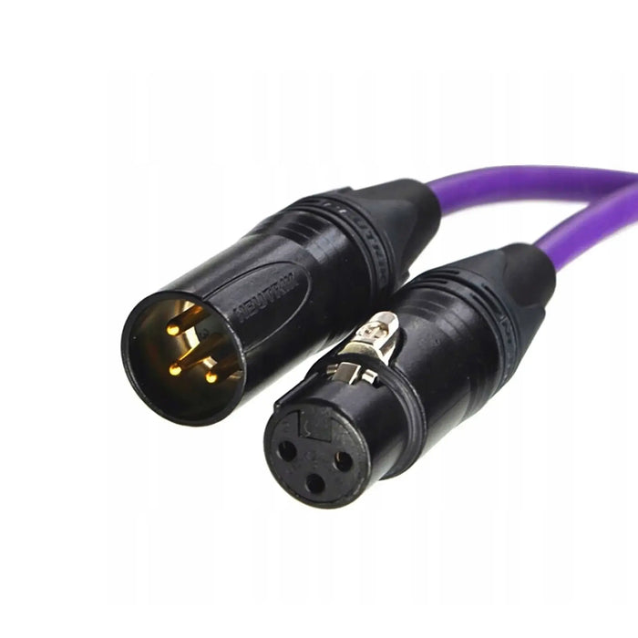 Melodika Purple MD2X XLR plug close-up