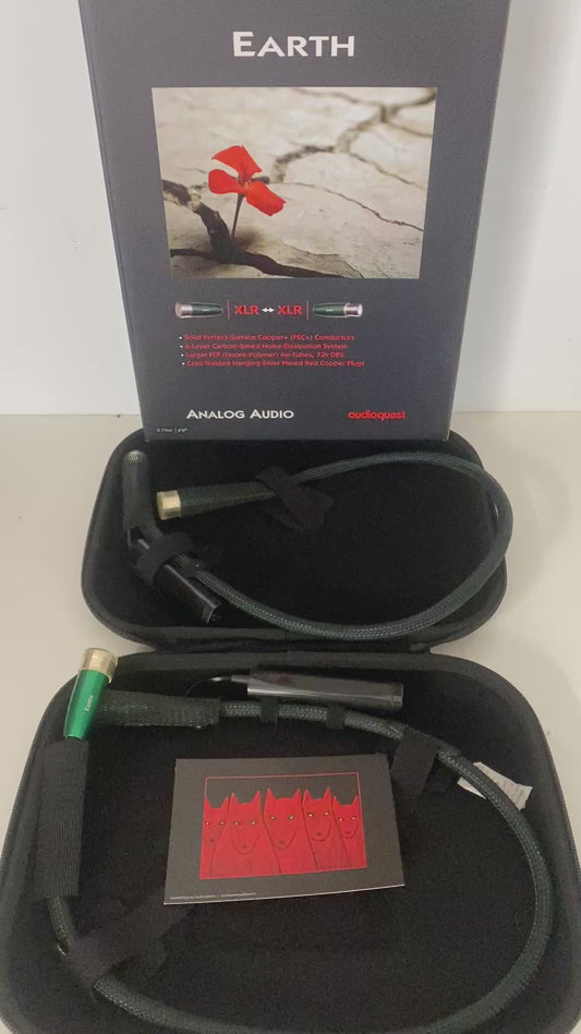 AudioQuest Earth Analogue-Audio Interconnect Cable XLR 0.75 M (USED)
