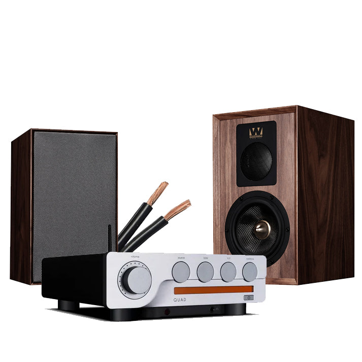 Quad 3 Integrated Amplifier / Wharfedale Aston Speakers - Full Package
