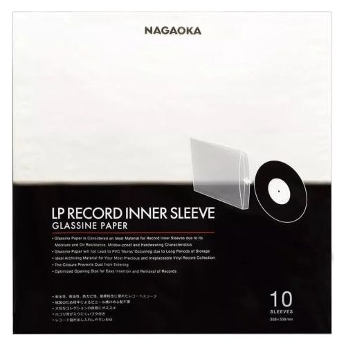 Nagaoka GRS-LP10 Glassine Inner Sleeves