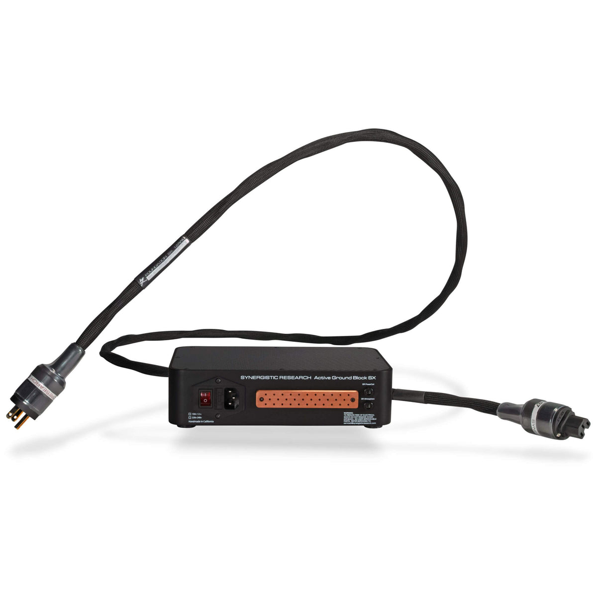 Synergistic Research Active Ground Block SX – With Foundation AC cable