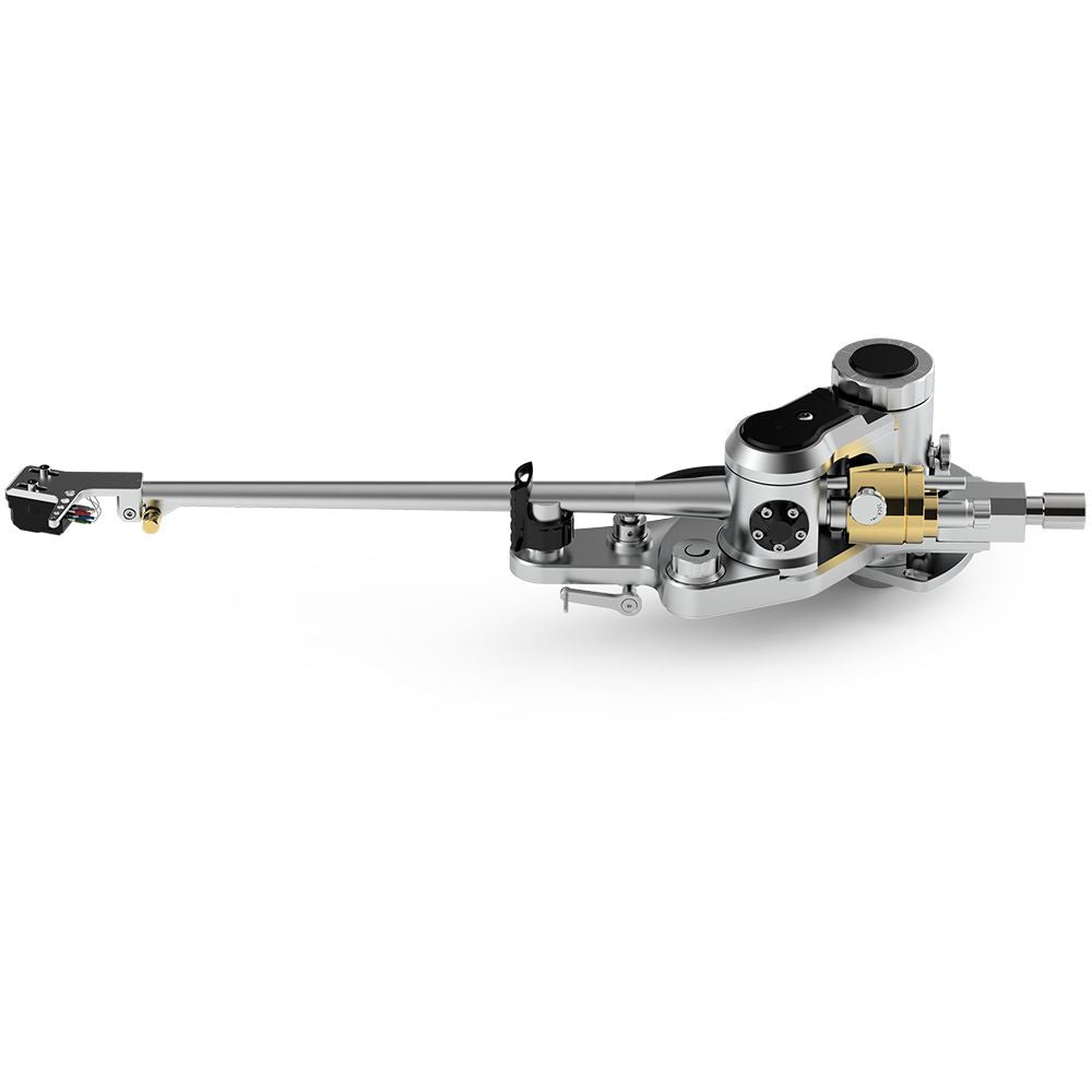 Acoustic Signature TA-10000 Neo tonearm, silver finish, complete product view on white background