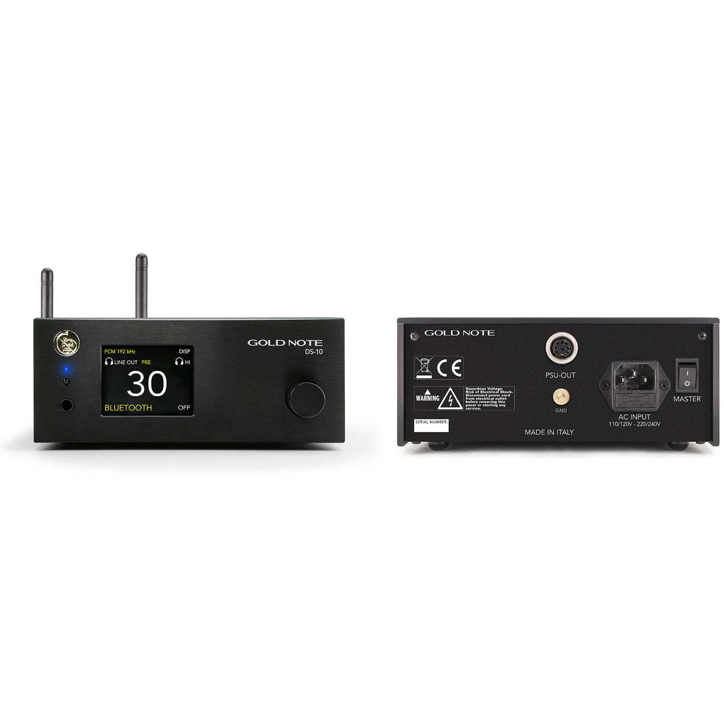 Gold Note DS-10 Plus Streamer/ DAC + PSU 10 EVO Power Supply