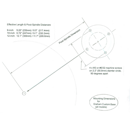 Graham Phantom 3 Tonearm - Kronos AV