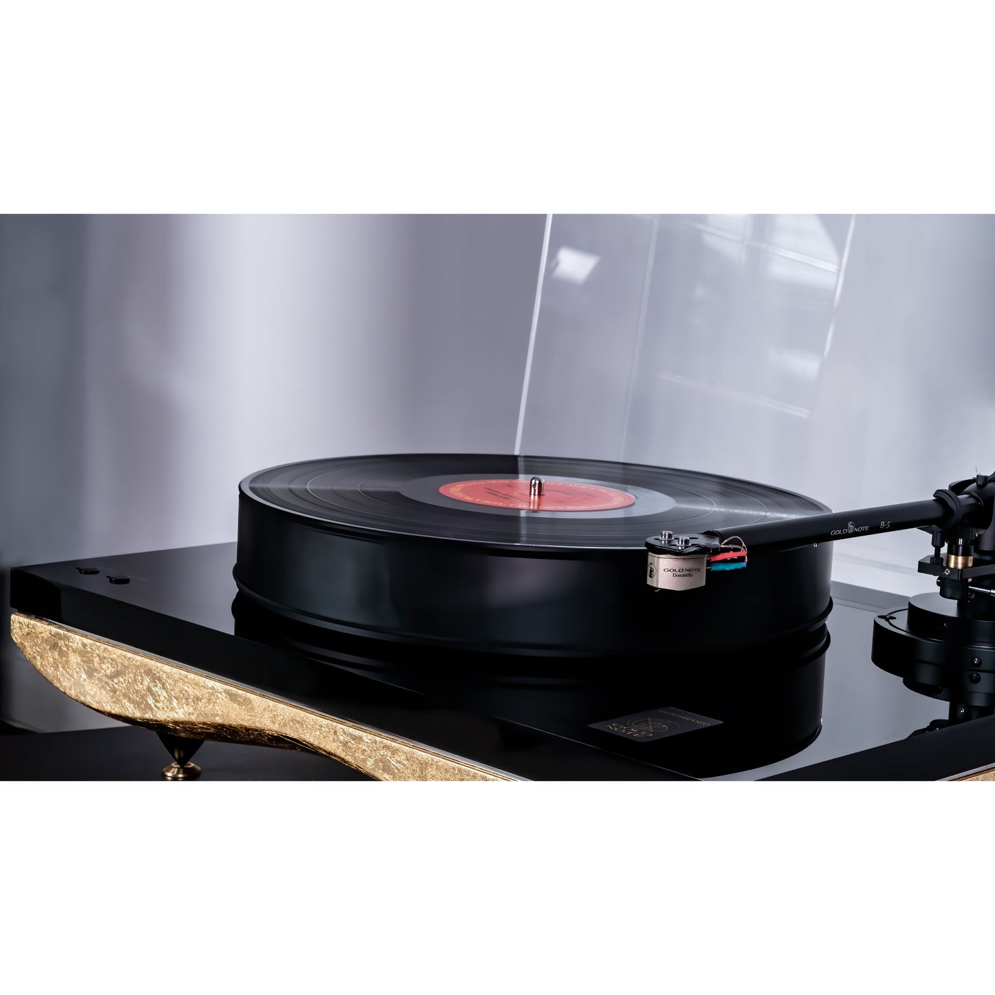 Gold Note Mediterraneo Turntable - Gold Leaf