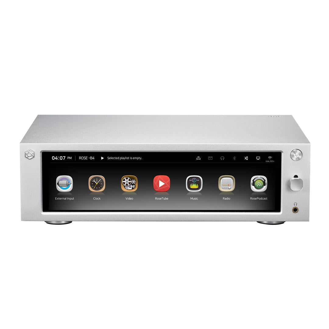 HiFi Rose 201E Integrated Amplifier Streamer Klipsch R 600M Speake Kronos AV