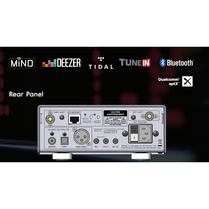 Moon Neo MiND Network Player / Bluetooth aptX - Kronos AV