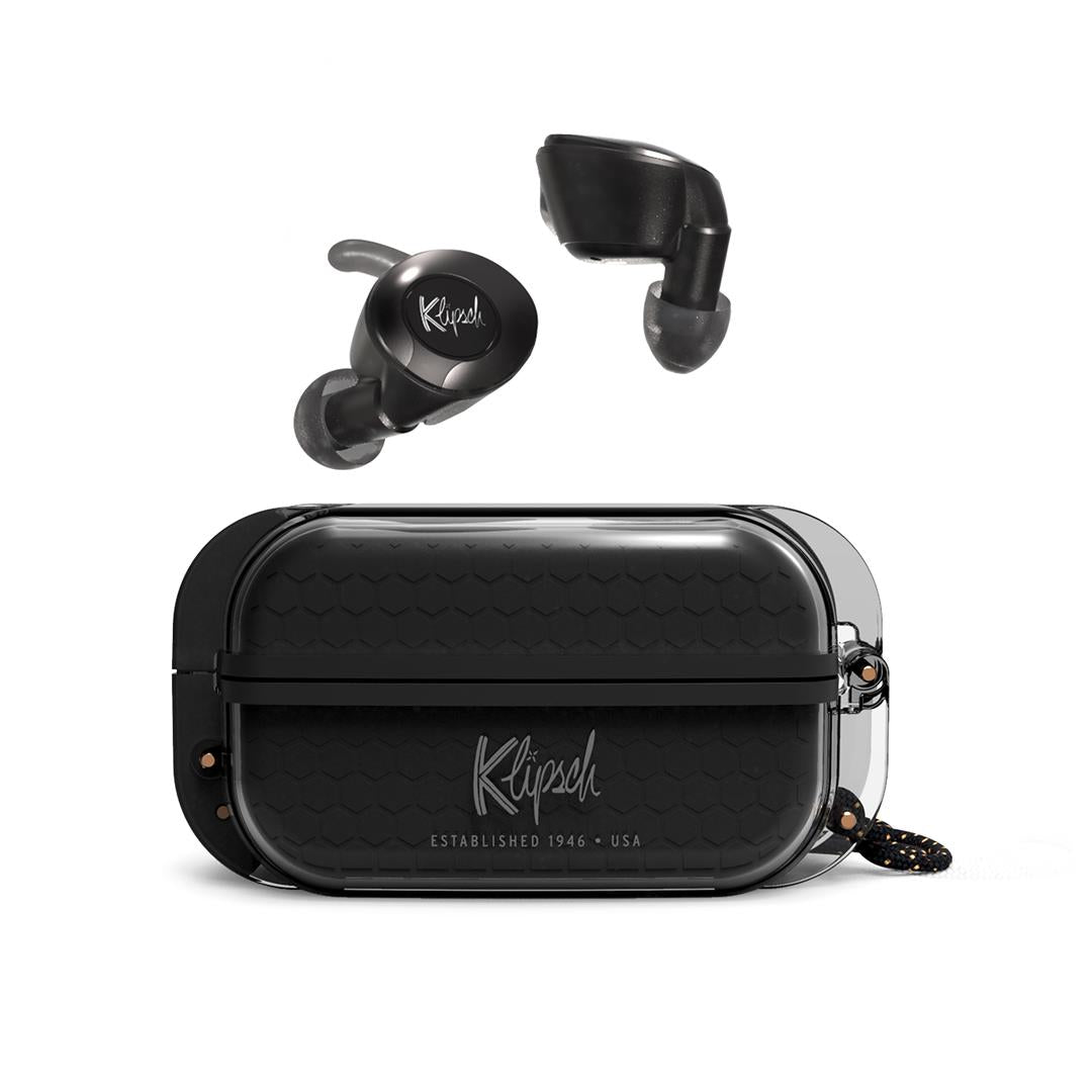 Klipsch T5 II True Wireless Sport Headphones - Grey - Bluetooth / Sport In Ear