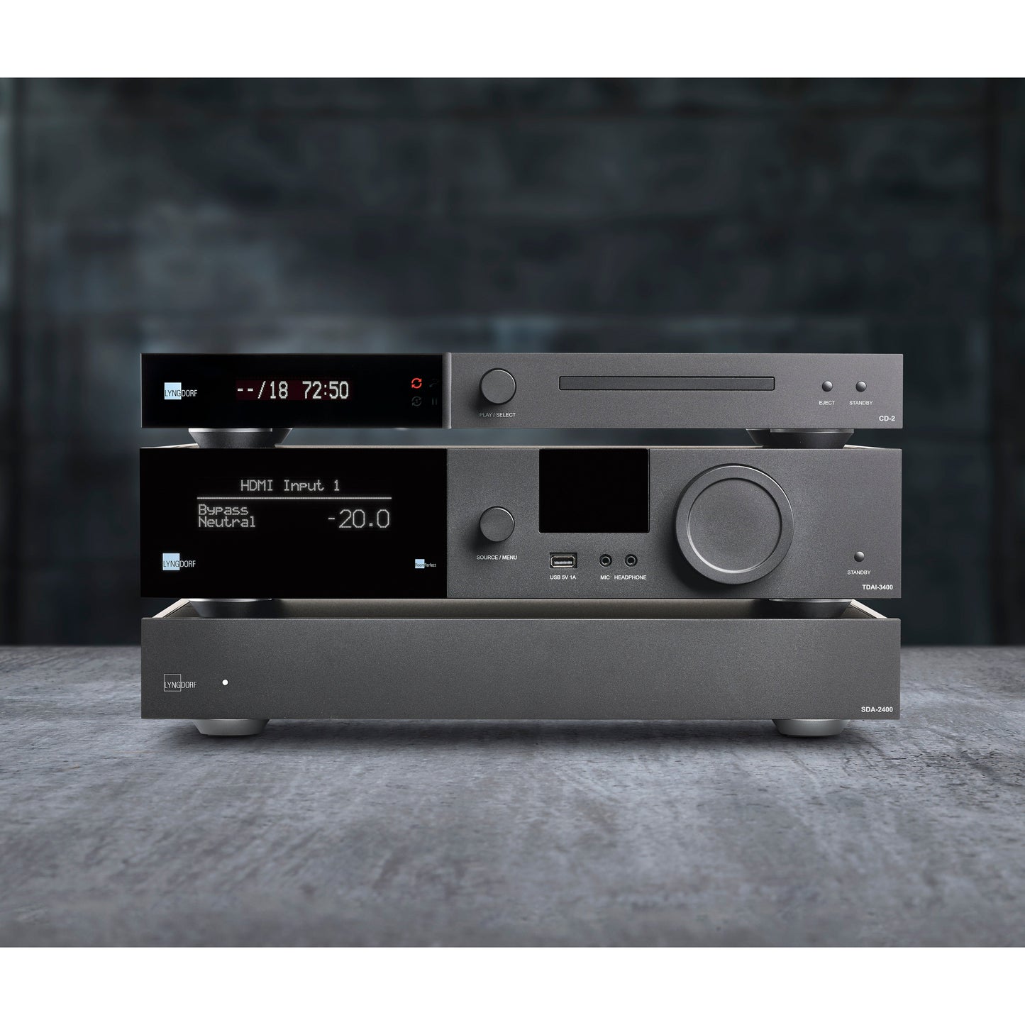 Lyngdorf TDAi 3400 Integrated Amplifier and Streamer with Room Perfect