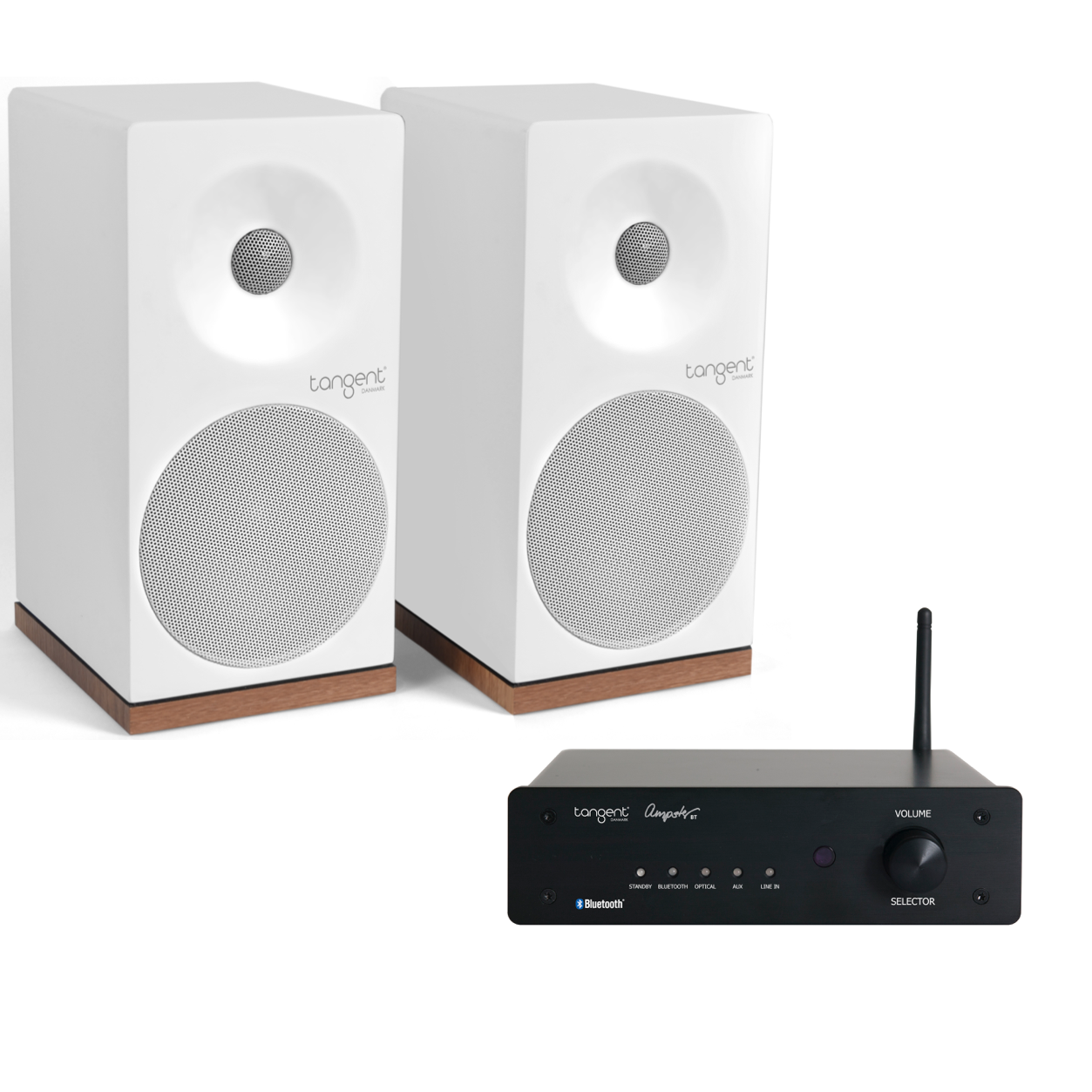 Tangent Ampster Bluetooth Amplifier & Spectrum X4 Speakers - Package Deal - Kronos AV