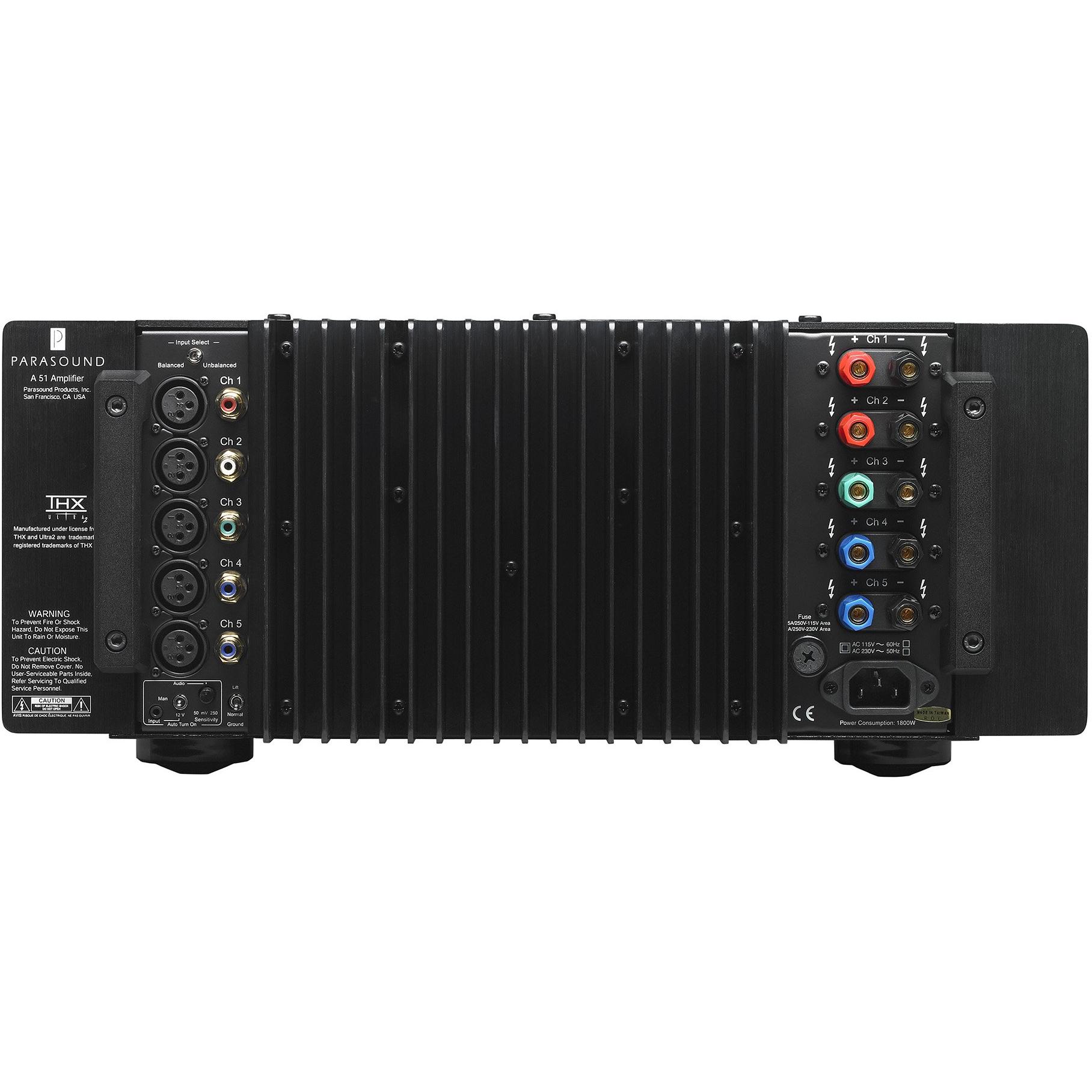 Parasound A51 High Fidelity Power Amplifier - Main Image