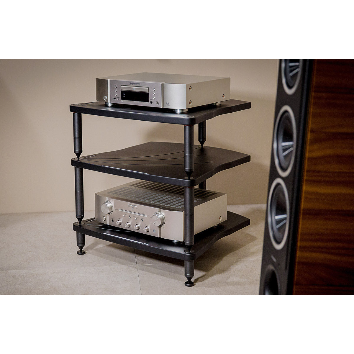 Bassocontinuo Lyra 2.1 Isostatic Audio Rack
