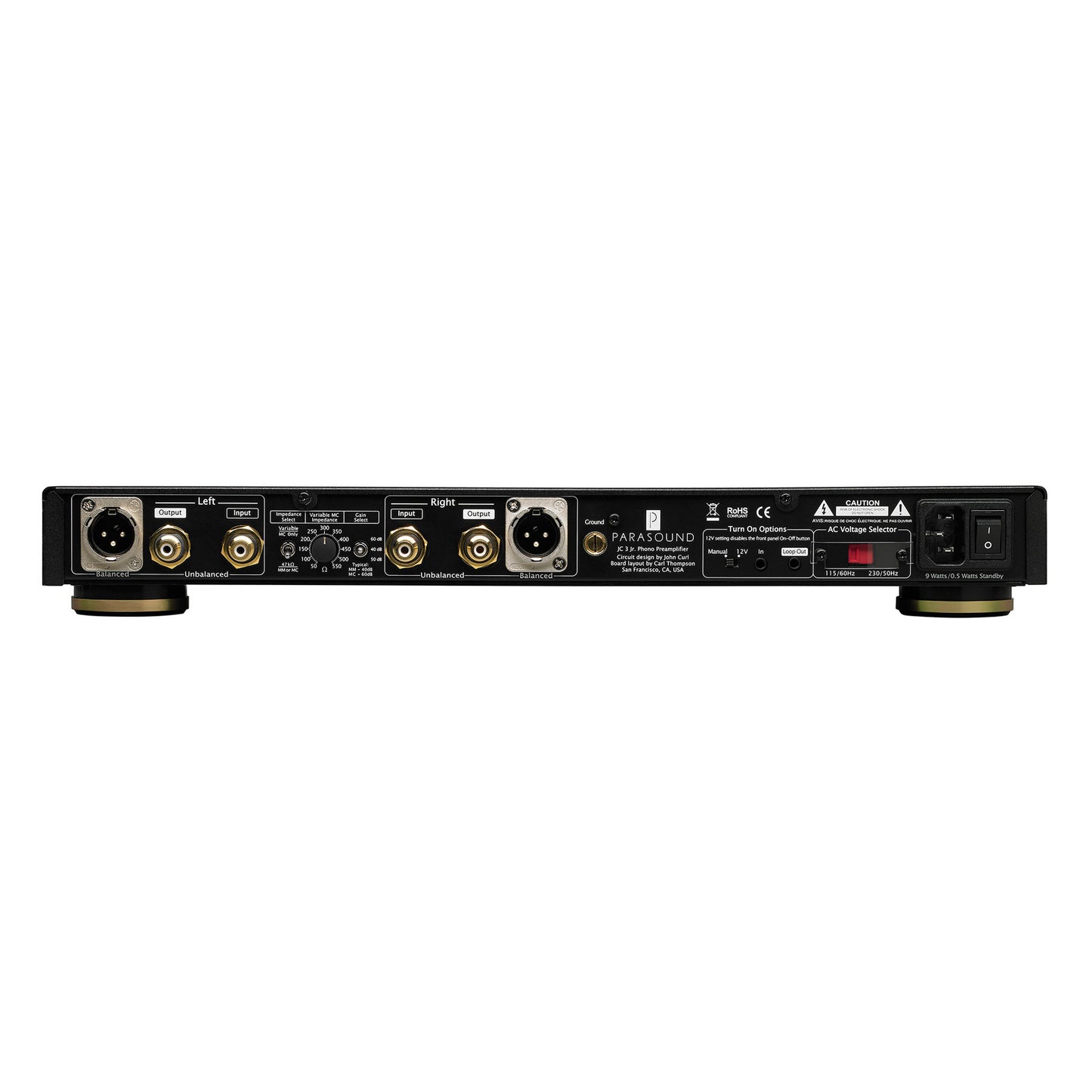 Parasound JC3 JR Slim Line MM/MC Phonostage