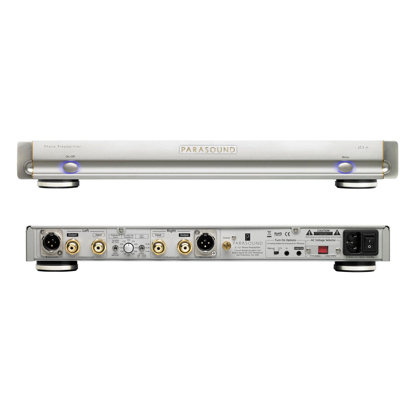 Parasound JC3 JR Slim Line MM/MC Phonostage