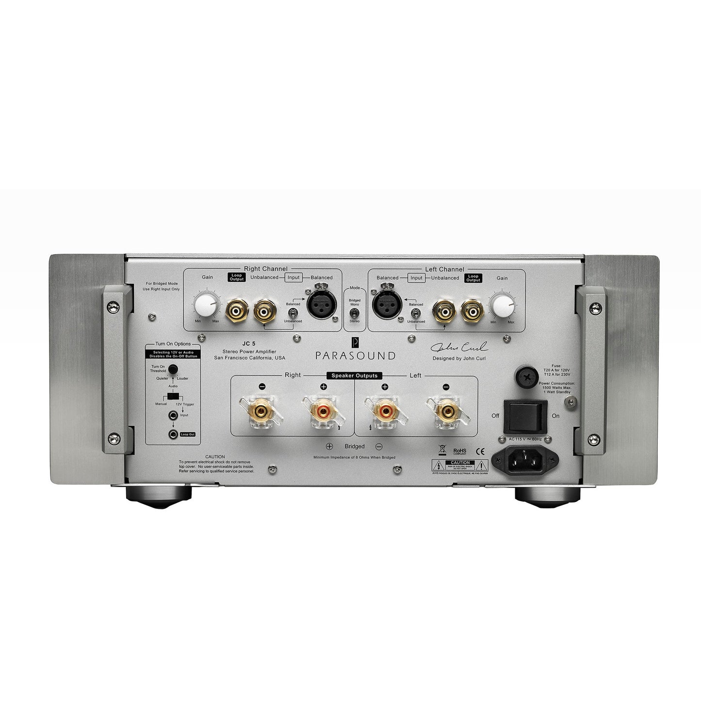 Parasound Halo JC5 Power Amplifier - Kronos AV