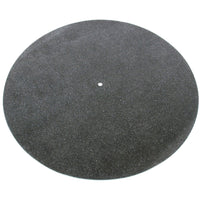 Tonar Black Leather Turntable Mat